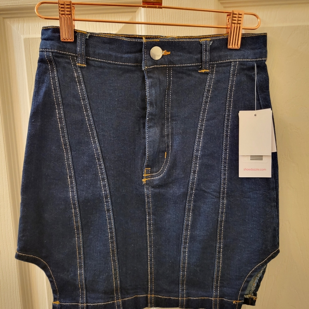 Denim mini skirt NWT